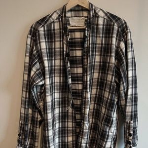 Greg Lauren Falcon Flannel Studio Shirt -  Sz 3 / L